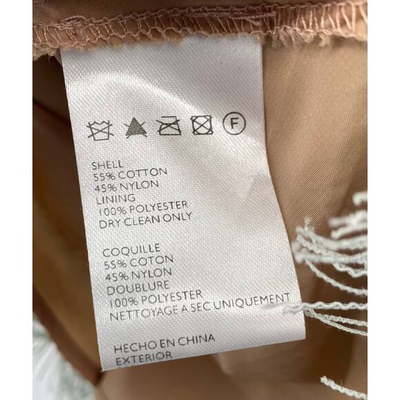 Anthropologie Maeve Top Lace Fit & Flare Peplum Scoop Neck Cotton Blue Womens XS - Picture 6 of 6